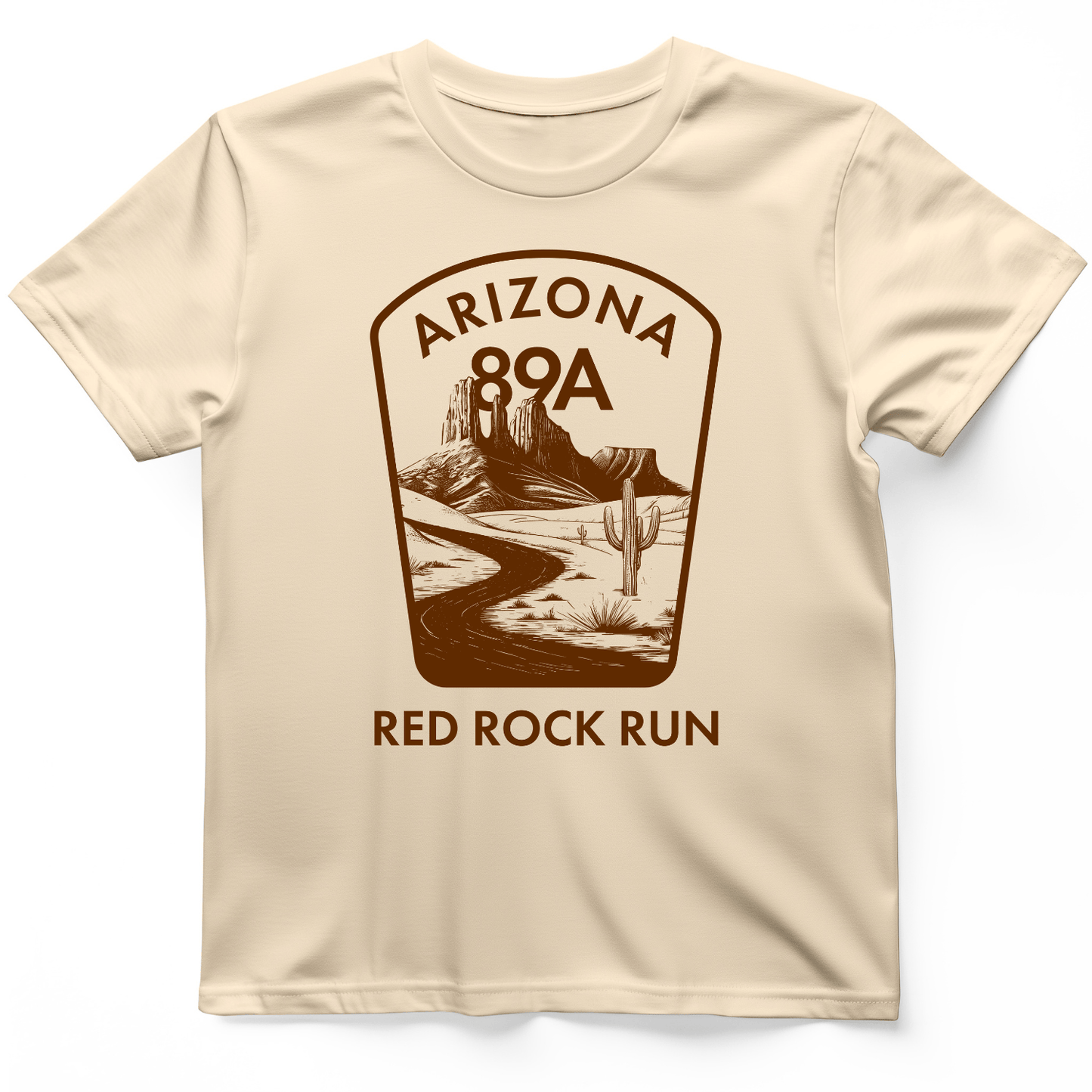 Red Rock Run T-Shirt Natural / S