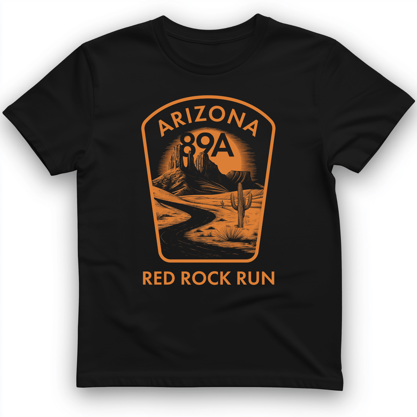 Red Rock Run T-Shirt Black / S