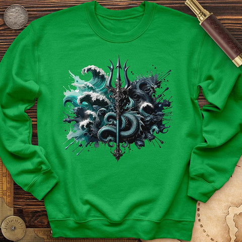 Regal Poseidon Trident Crewneck Irish Green / S