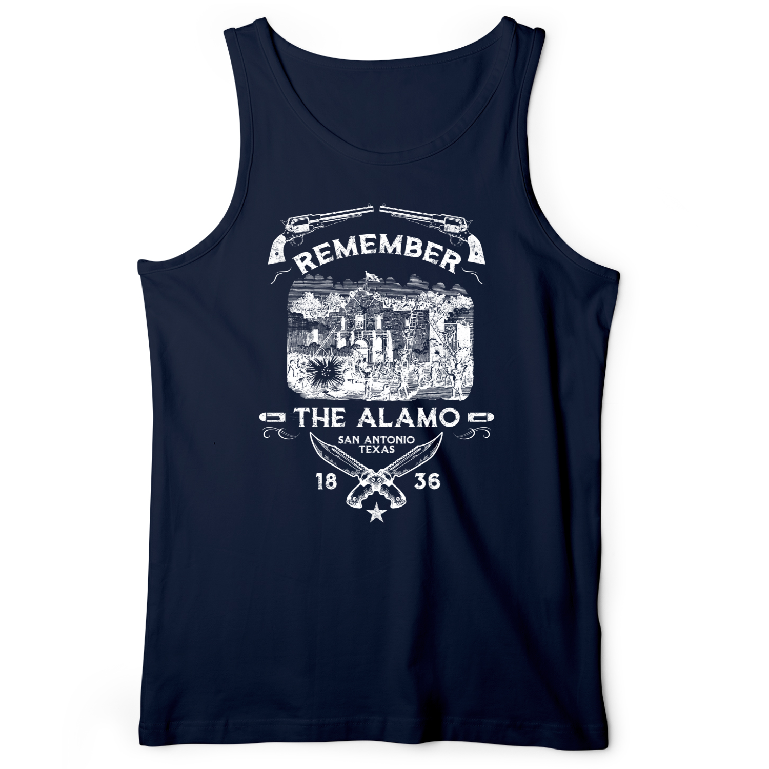 Remember the Alamo 1836 Tank Navy / XS