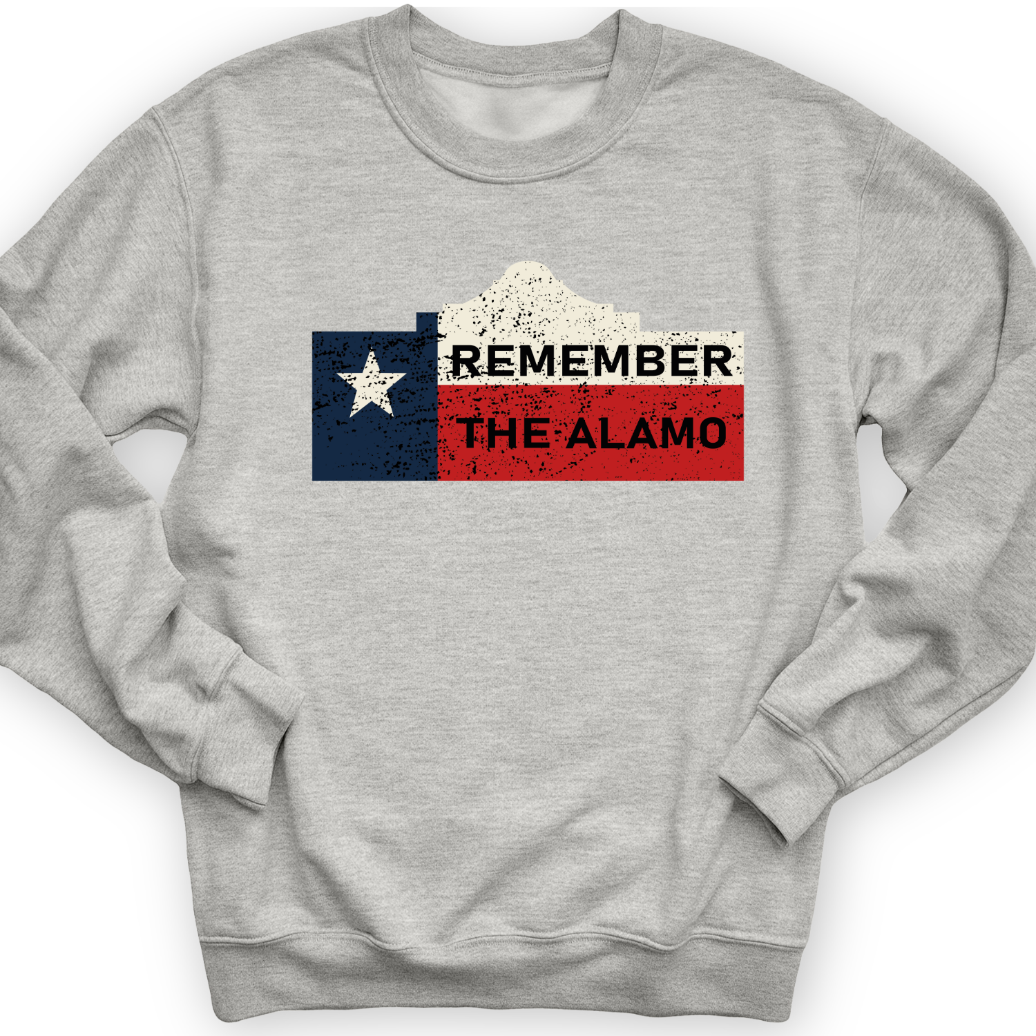 Remember The Alamo Crewneck Sport Grey / S