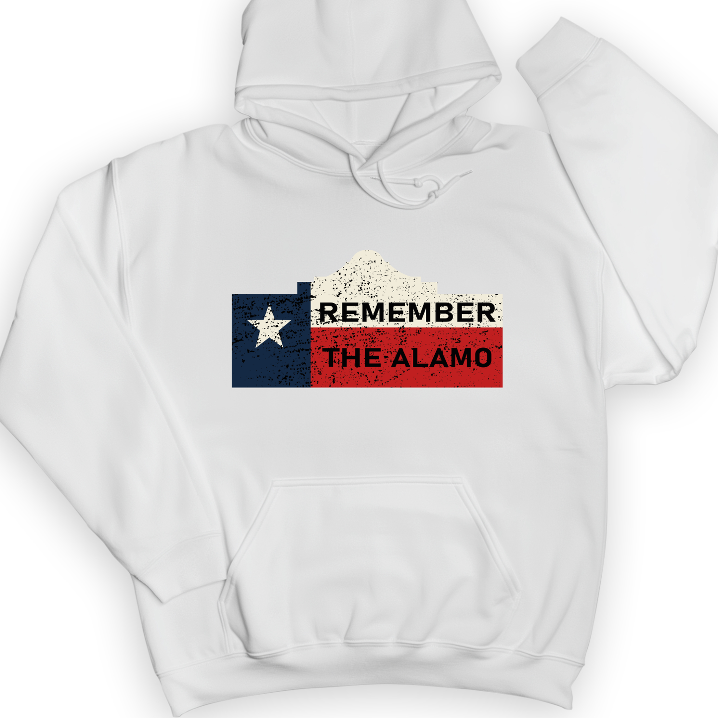 Remember The Alamo Hoodie White / S