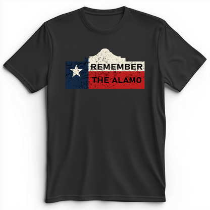Remember The Alamo Premium Tee Dark Grey Heather / S
