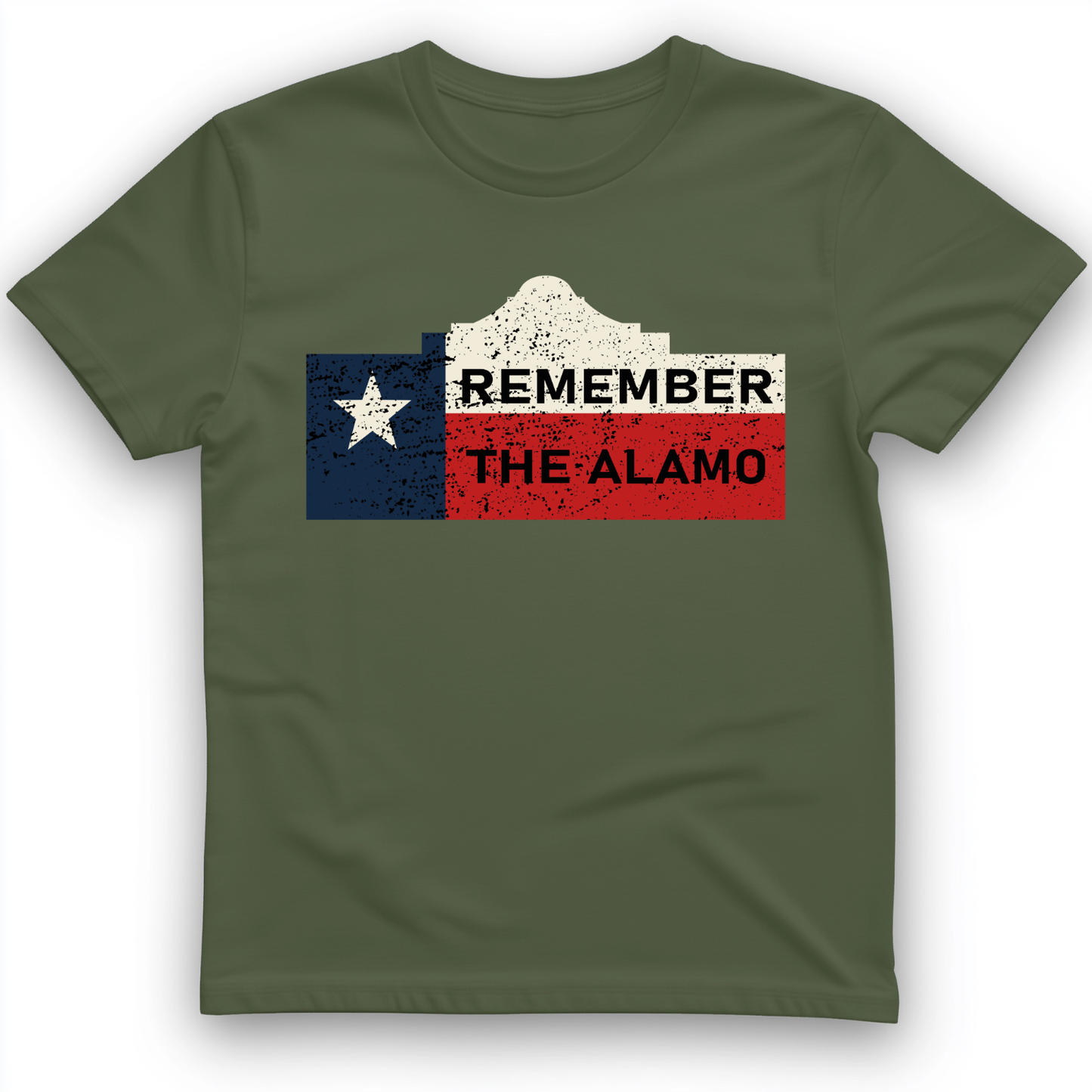 Remember The Alamo Military Green / S