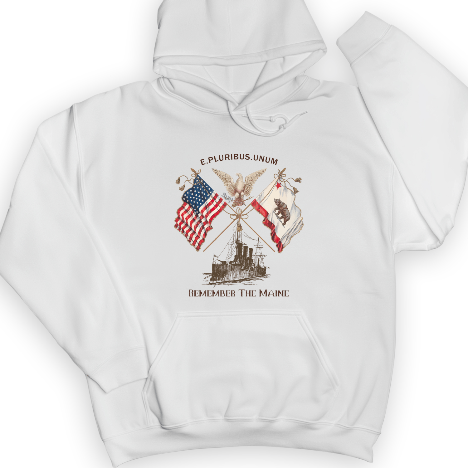 Remember The Maine Hoodie White / S