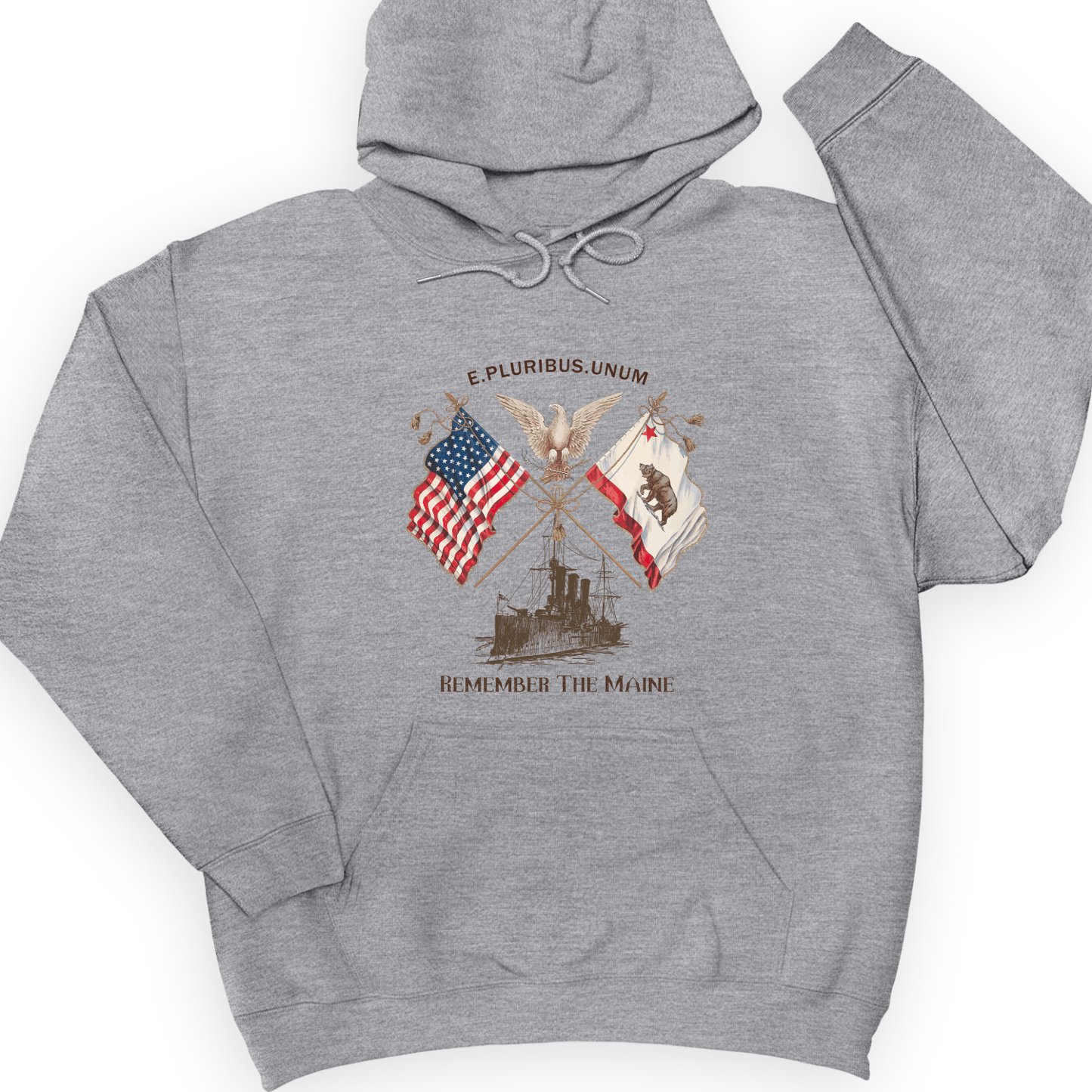 Remember The Maine Hoodie Sport Grey / S