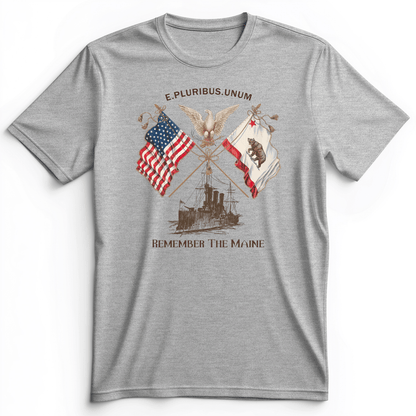 Remember The Maine Premium Tee Athletic Heather / S