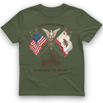 Remember the Maine T-Shirt Military Green / S
