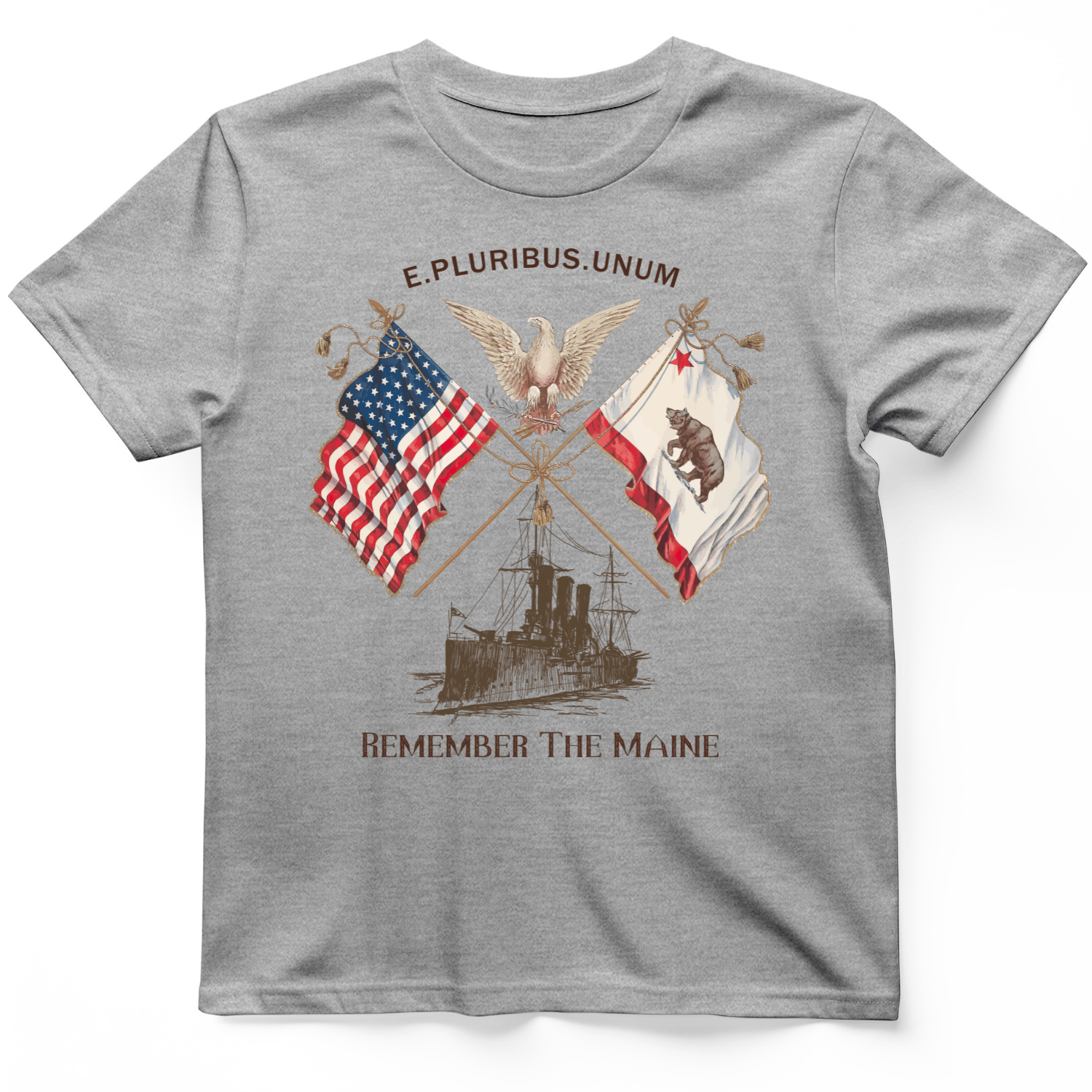Remember the Maine T-Shirt Sport Grey / S