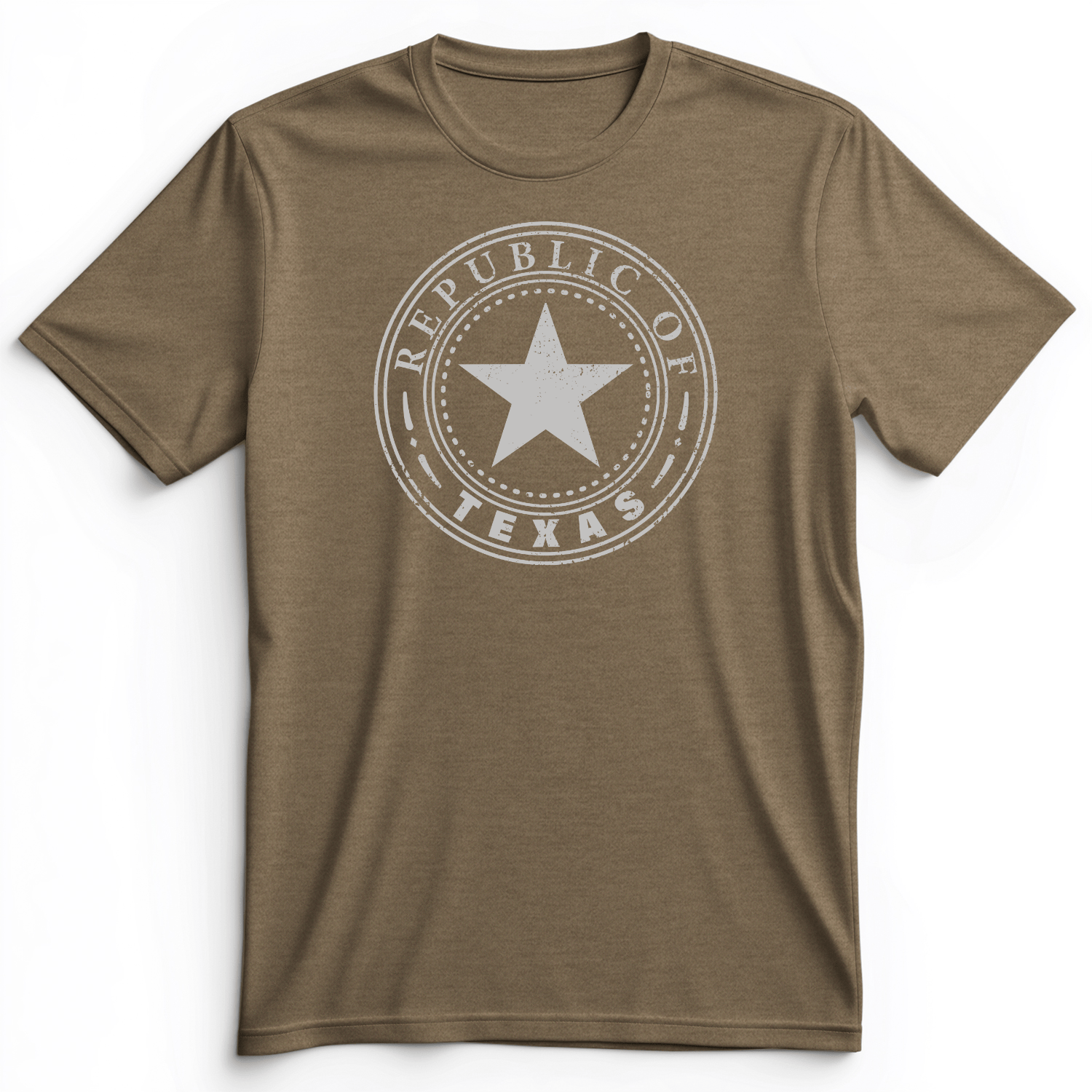 Republic of Texas Premium Tee Heather Olive / S
