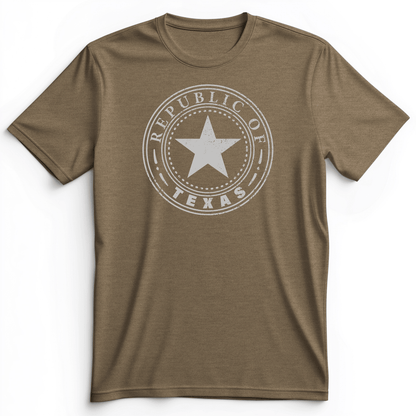Republic of Texas Premium Tee Heather Olive / S