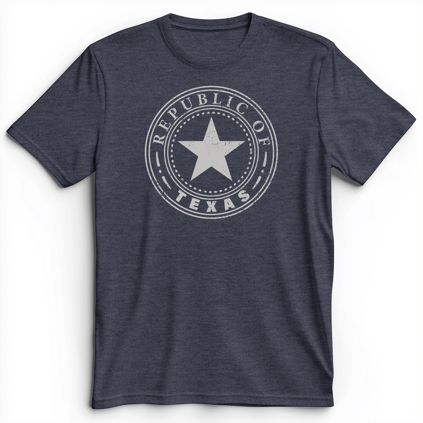 Republic of Texas Premium Tee Heather Navy / S
