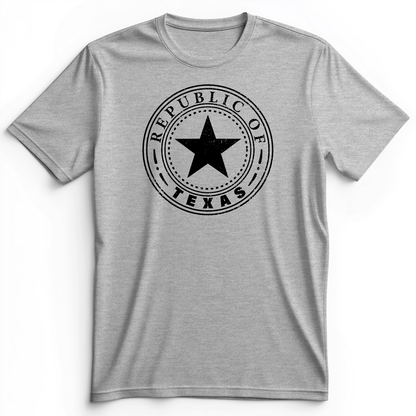 Republic of Texas Premium Tee Athletic Heather / S