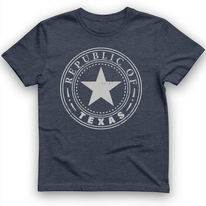 Republic of Texas T-Shirt Heather Navy / S