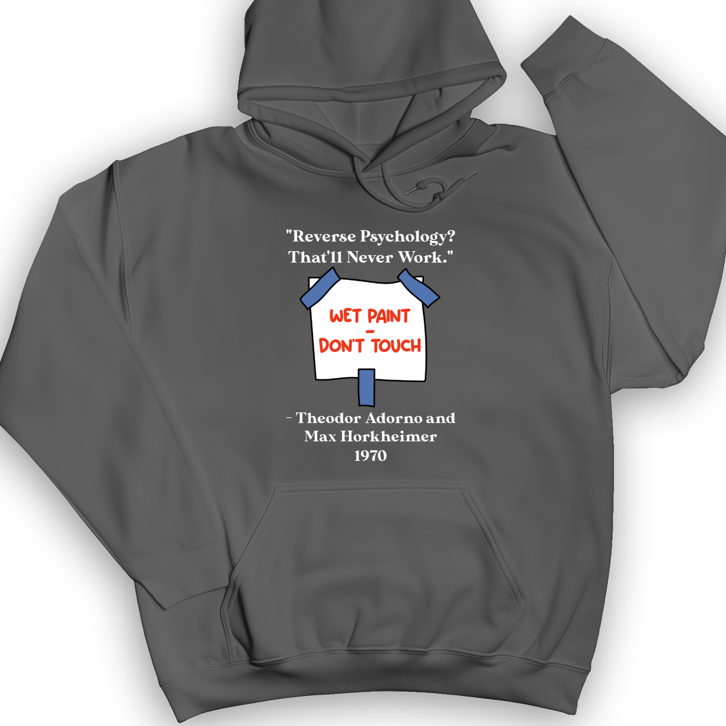 Reverse Psychology Hoodie Charcoal / S