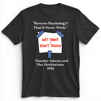 Reverse Psychology Premium Tee Dark Grey Heather / S