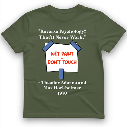 Reverse Psychology T-Shirt Military Green / S