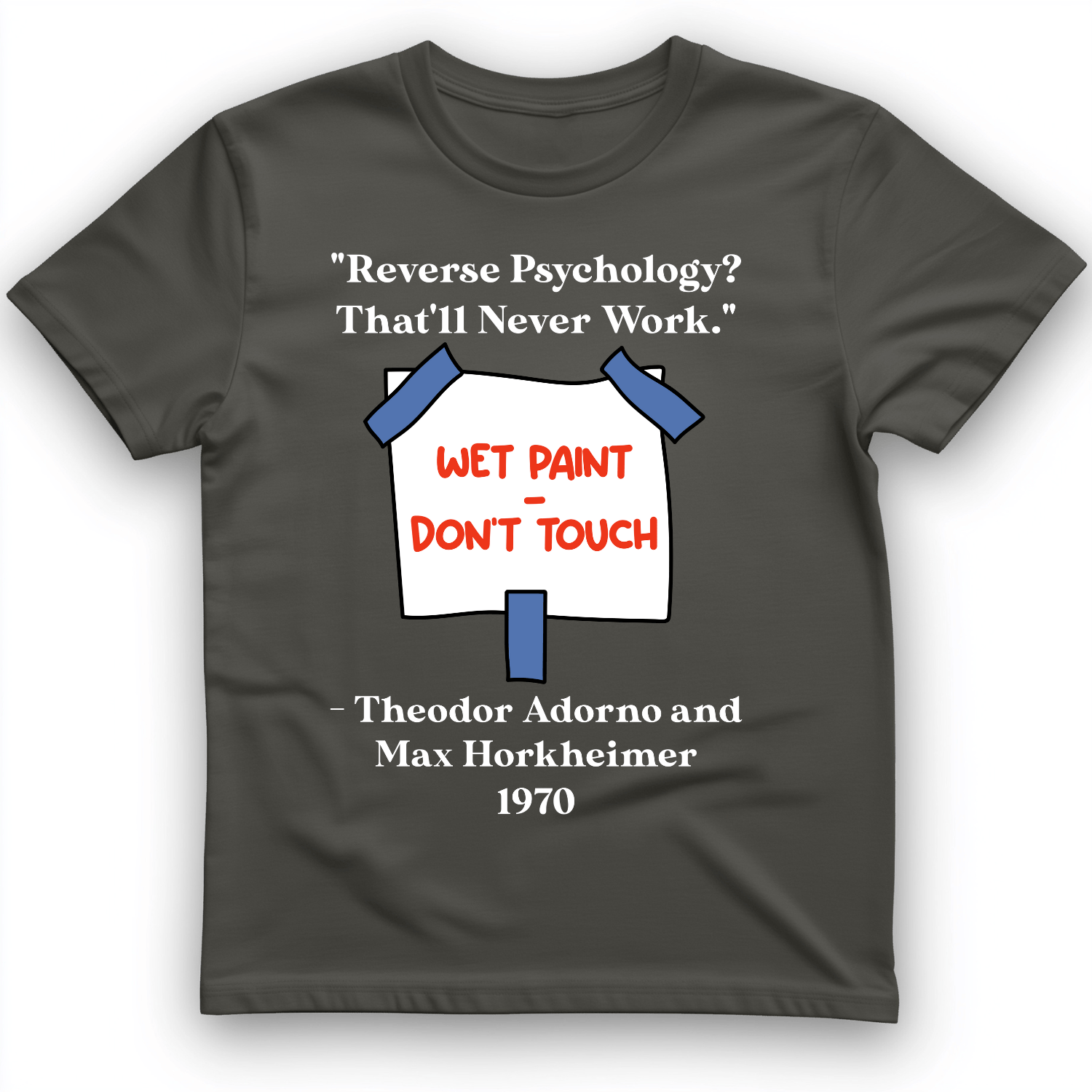 Reverse Psychology T-Shirt Charcoal / S