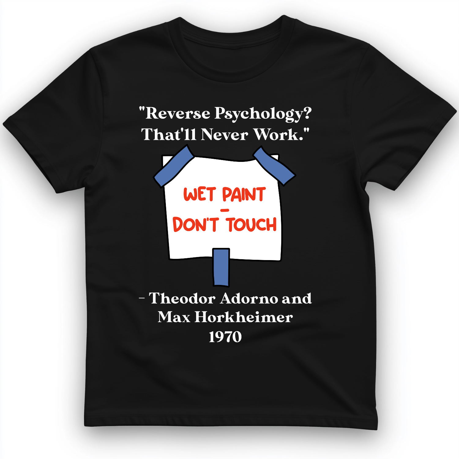 Reverse Psychology T-Shirt Black / S
