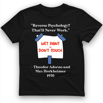 Reverse Psychology T-Shirt Black / S