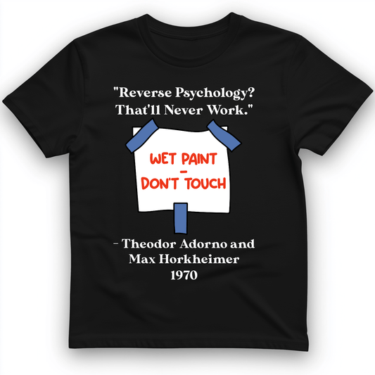 Reverse Psychology T-Shirt Black / S