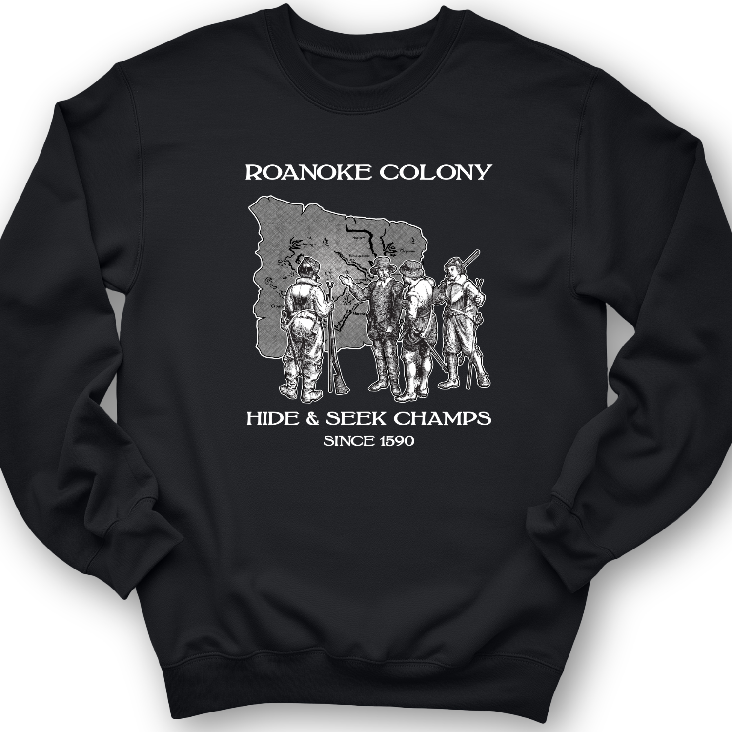Roanoke Crewneck Black / S