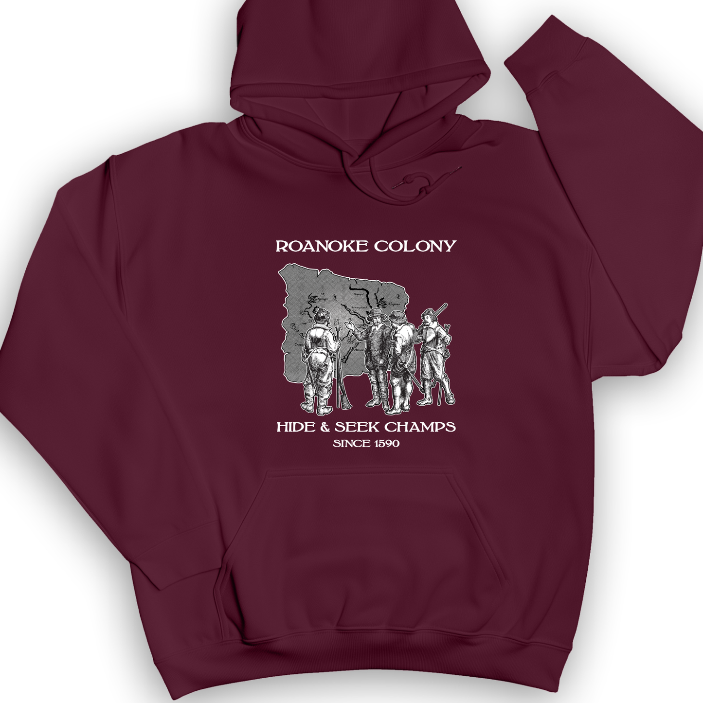 Roanoke Hoodie Maroon / S