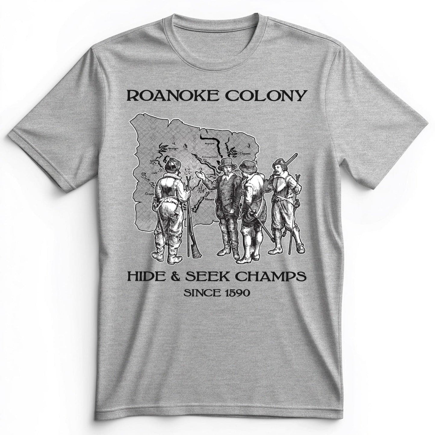 Roanoke Premium Tee Athletic Heather / S