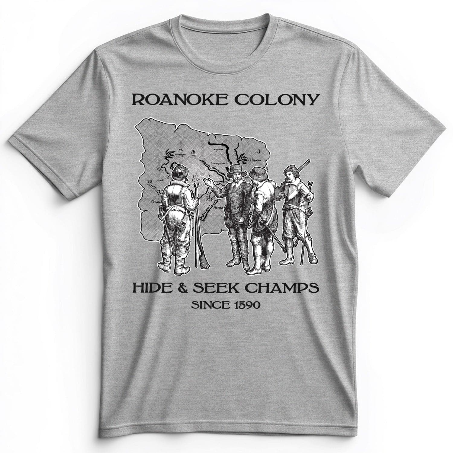 Roanoke Premium Tee Athletic Heather / S