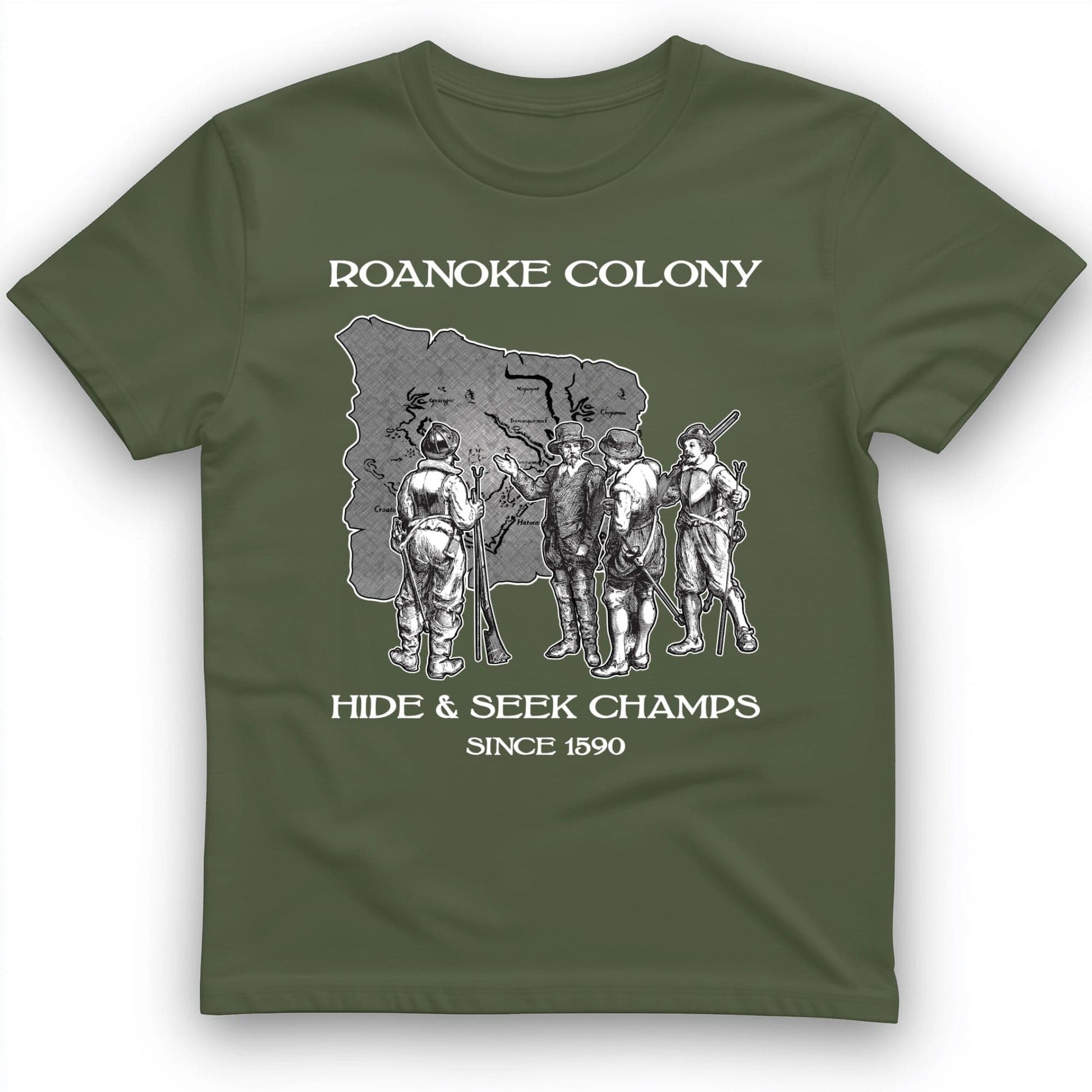 Roanoke T-Shirt Military Green / S