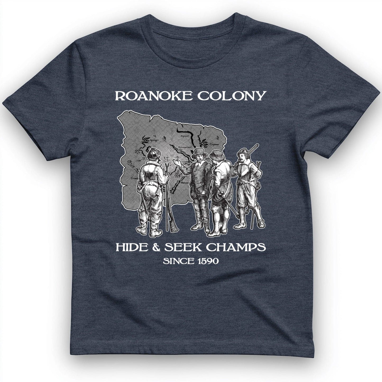 Roanoke T-Shirt Heather Navy / S