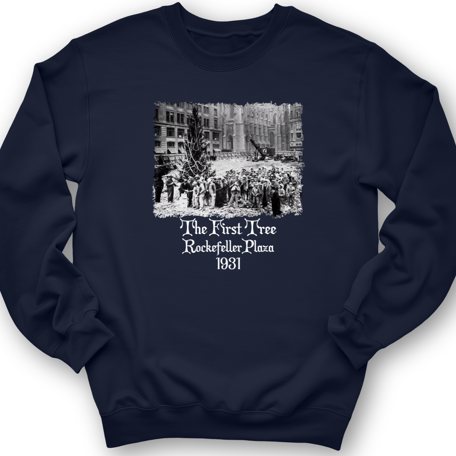 Rockefeller XMas Tree Crewneck Navy / S