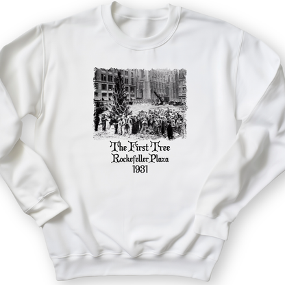 Rockefeller XMas Tree Crewneck White / S