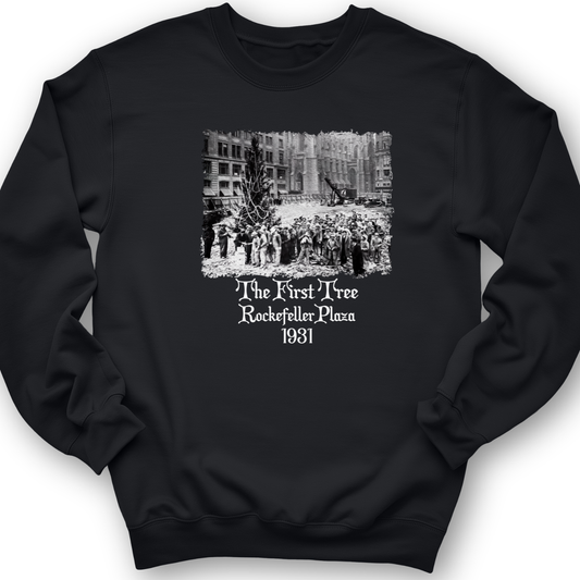 Rockefeller XMas Tree Crewneck Black / S