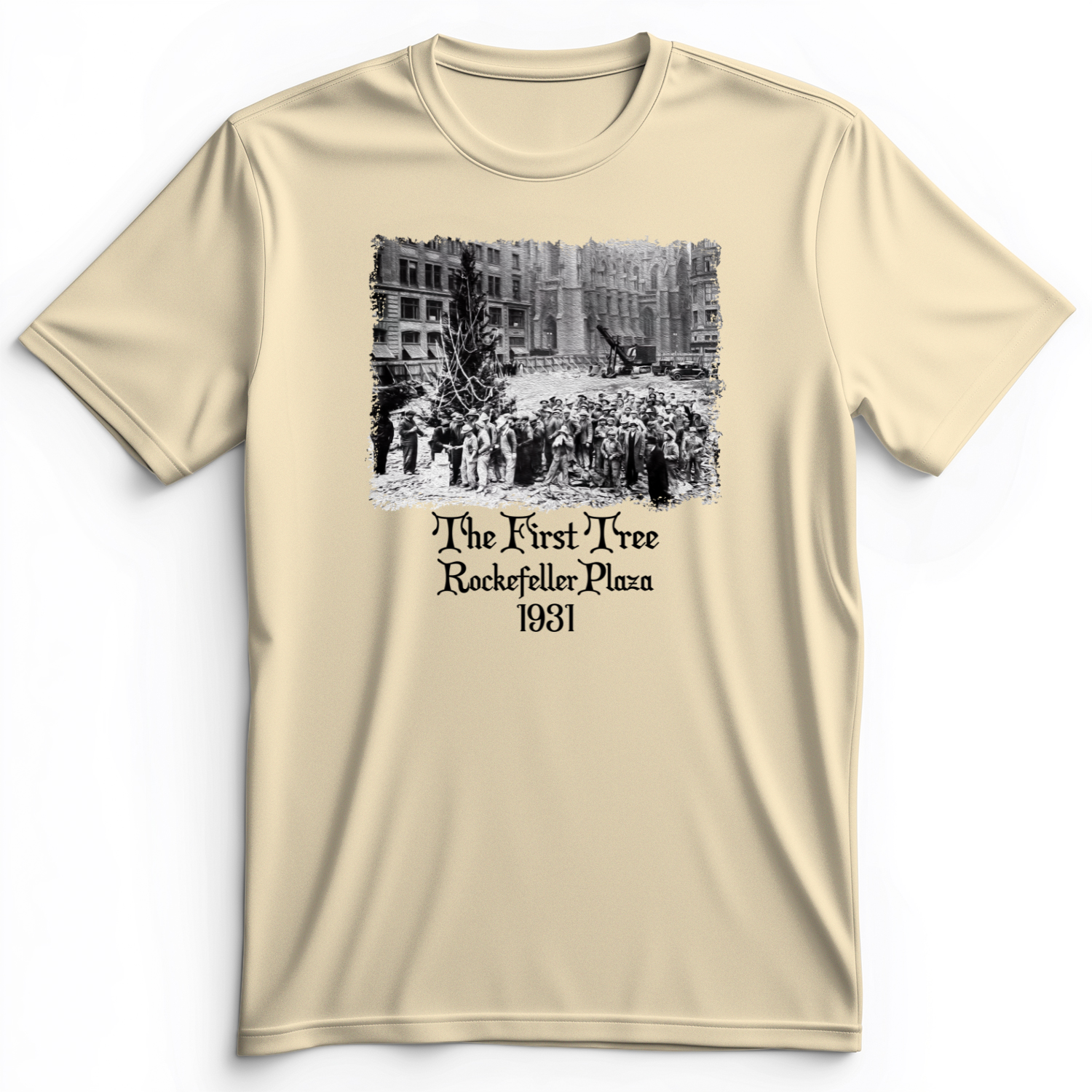 Rockefeller XMas Tree Premium Tee Natural / S