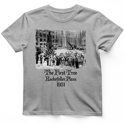 Rockefeller XMas Tree T-Shirt Sport Grey / S