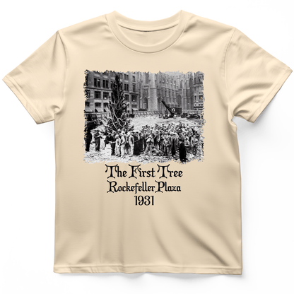 Rockefeller XMas Tree T-Shirt Natural / S