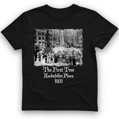 Rockefeller XMas Tree T-Shirt Black / S