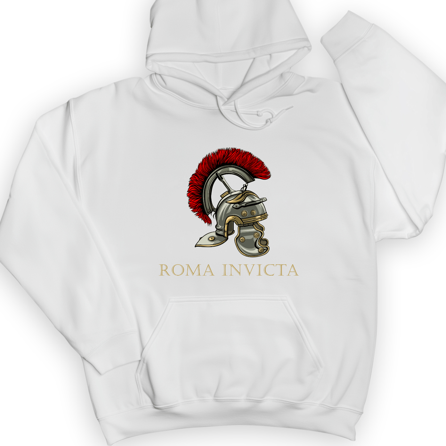 Roma Invicta Hoodie White / S