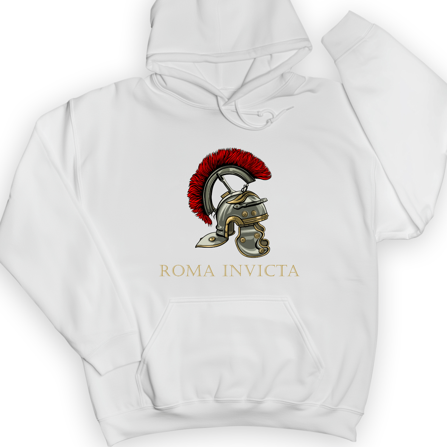 Roma Invicta Hoodie White / S