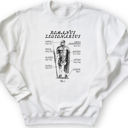 Roman Armor Crewneck White / S