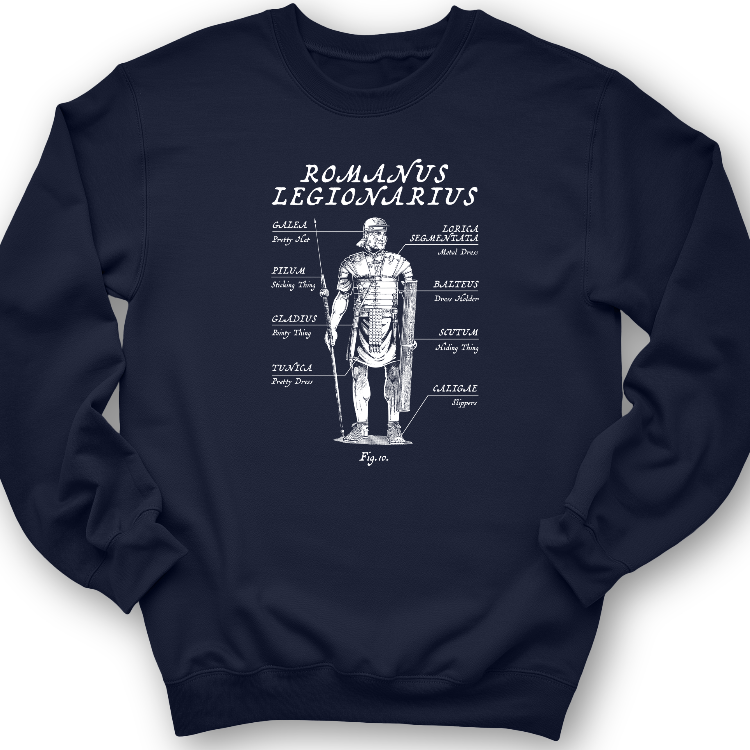 Roman Armor Crewneck Navy / S