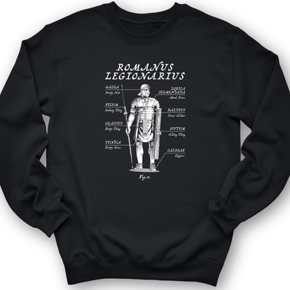 Roman Armor Crewneck Black / S