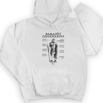 Roman Armor Hoodie White / S
