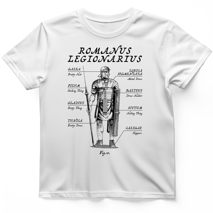 Roman Armor T-Shirt White / S