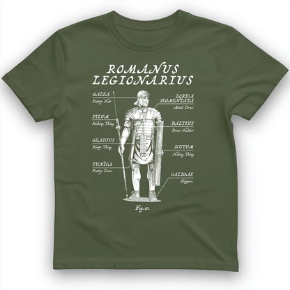 Roman Armor T-Shirt Military Green / S