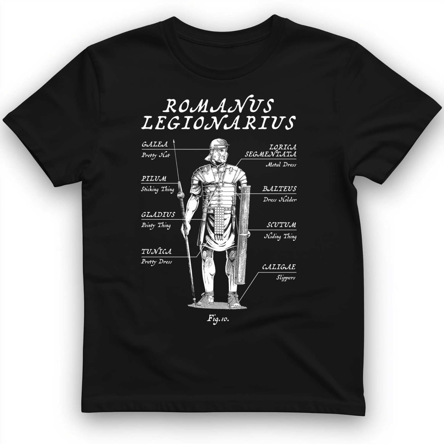 Roman Armor T-Shirt Black / S