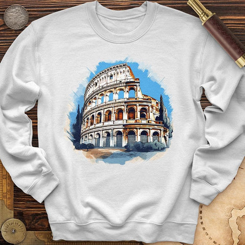 Roman Colosseum Crewneck White / S