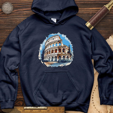 Roman Colosseum Hoodie Navy / S