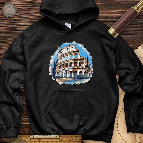 Roman Colosseum Hoodie Black / S